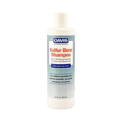 Davis Sulfur Benz (Benzoyl Peroxide) Shampoo, 12oz – EDGE TRADING