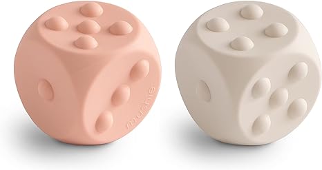 Mushie Silicone Dice Press Toy