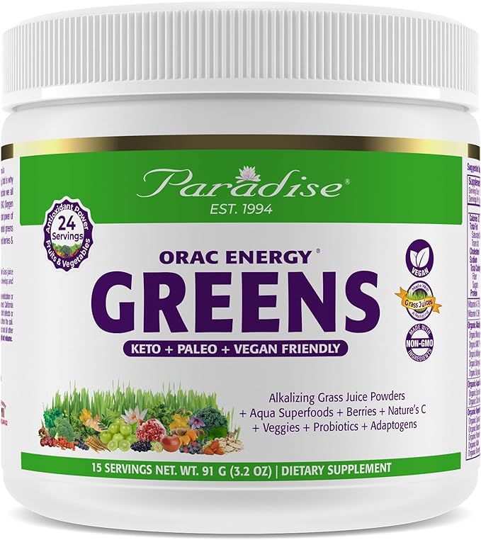 Paradise Herbs ORAC Energy Greens Extract 3.2oz