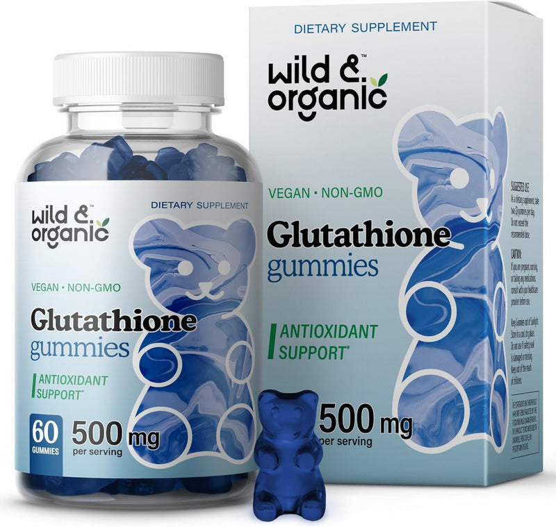 organic glutathione supplement Wild & Organic Glutathione 500MG 60Gummies – EDGE TRADING