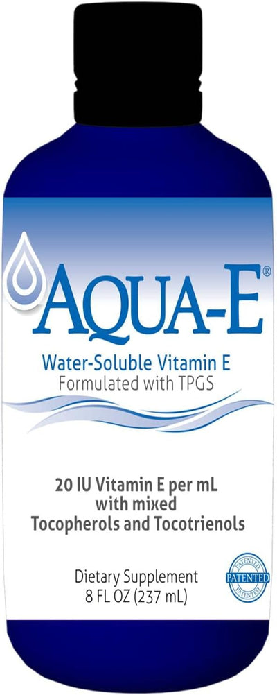 A.C. Grace UNIQUE E Aqua-E Water-Soluble Vitamin E Tocopherols & Tocotrienols, 8 fl oz (237 ml)