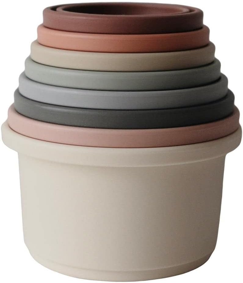 Mushie Stacking Cups Toy