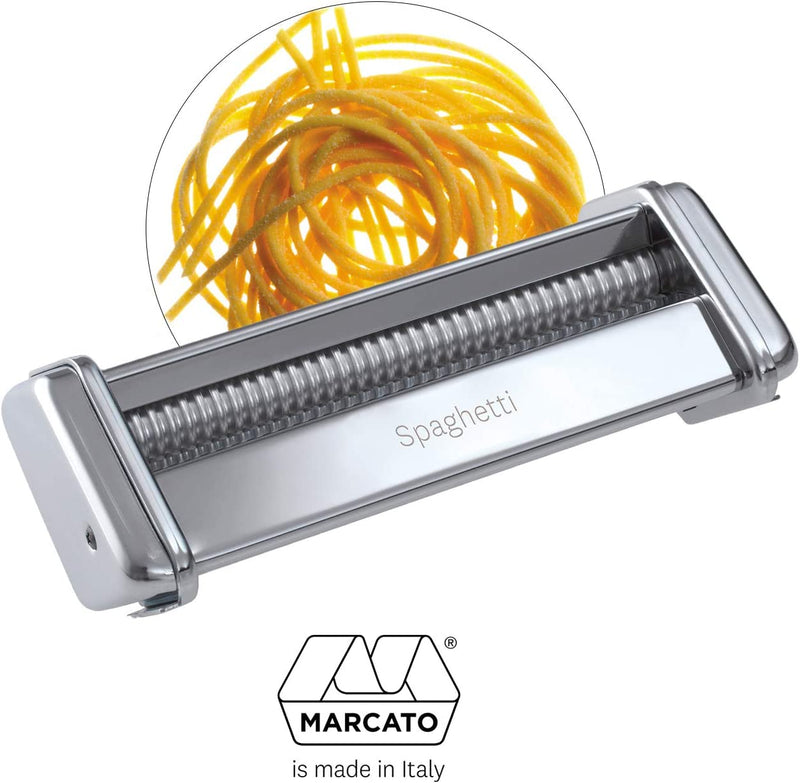 Marcato Spaghetti Cutter 150 Pasta Machine, 7 x 2.75, Silver