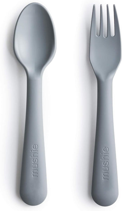 Mushie Flatware Fork and Spoon Set