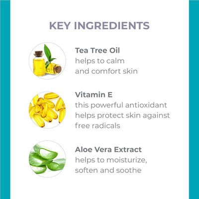 DERMA-E Tea Tree & Vitamin E Antiseptic Cream 4 oz