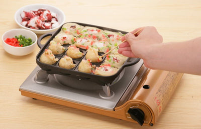 Iwatani Takoyaki Grill Pan , Medium, Black