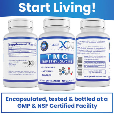 Genex TMG Trimethylglycine 500mg Dose (30-Day Supply)