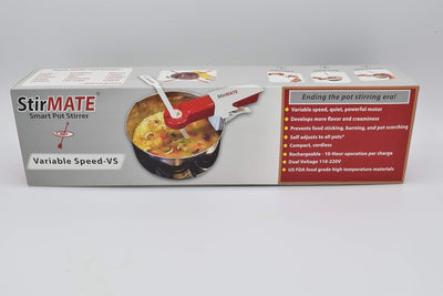 StirMATE Automatic Pot Stirrer GEN 3- Variable Speed, Self-Adjusting, Powerful, Cordless