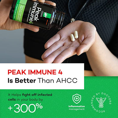 Daiwa Peak Immune4 Dietary Supplement 250mg, 50 capsules
