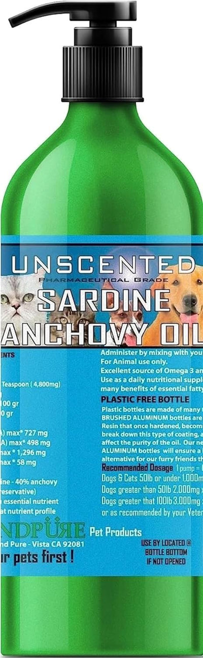 Iceland Pure Unscented Pharmaceutical Grade Sardine Anchovy Oil