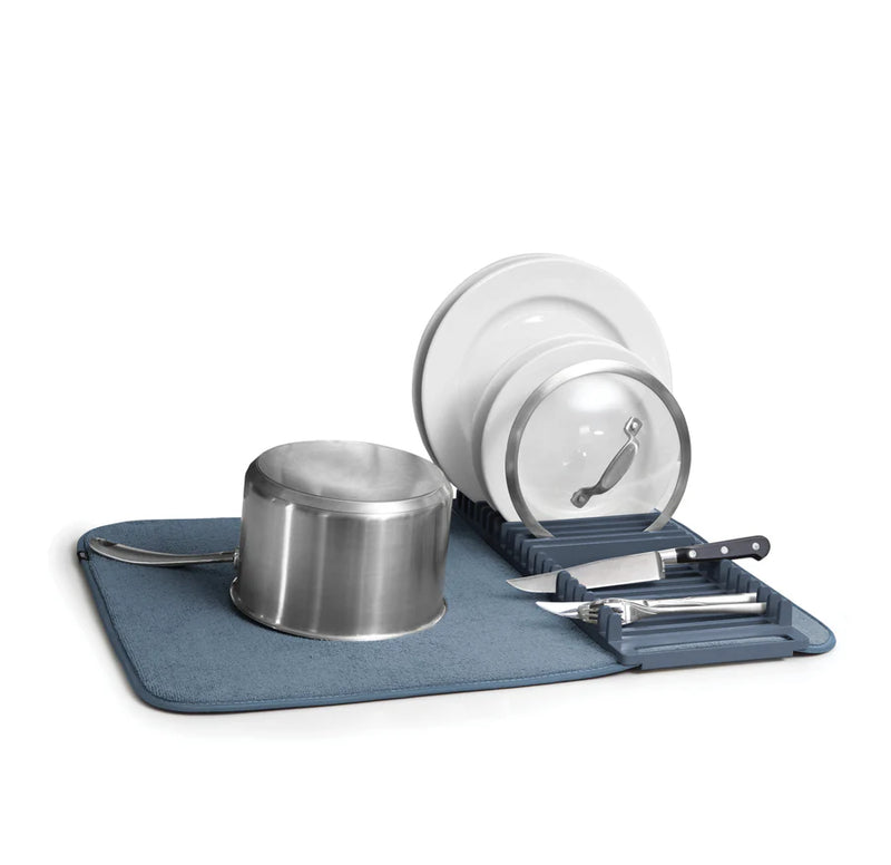 Umbra Udry Dish Drying Rack With Mat