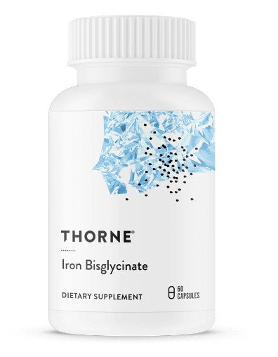 Thorne Iron bisglycinate, 60 capsules