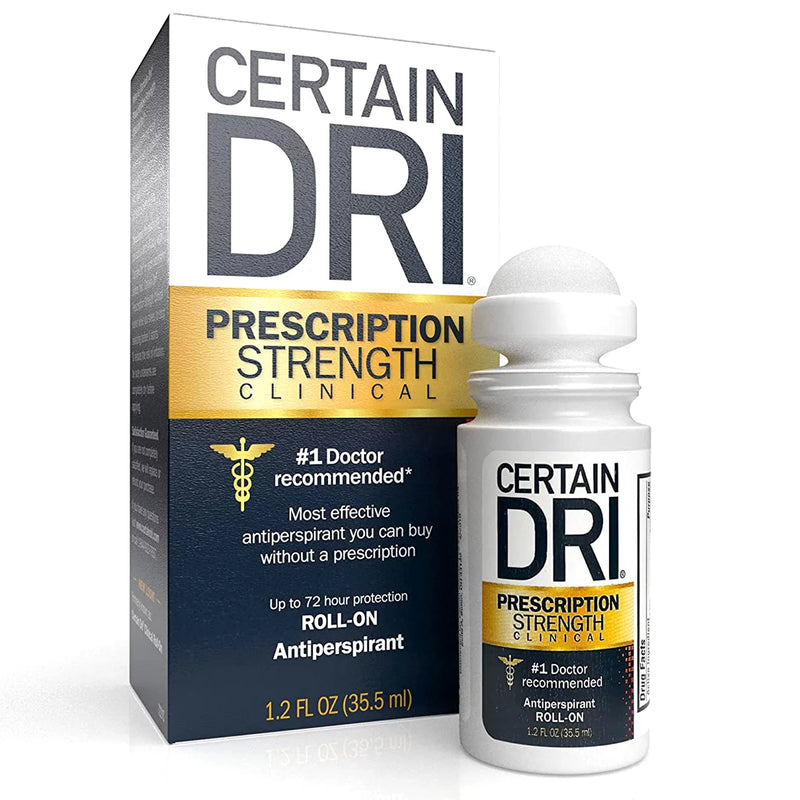 Certain Dri Clinical Antiperspirant & Deodorant, Roll-On, 1.2 oz.