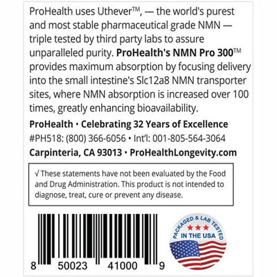 Prohealth NMN Pro 300 Enhanced Absorption (60 capsules)