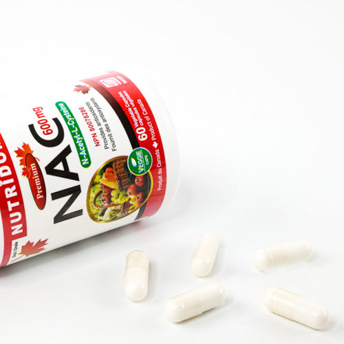 Nutridom NAC 600mg 60 Vegetable Capsules