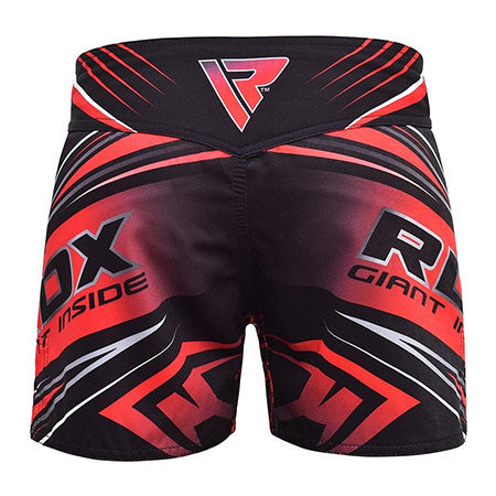 RDX R8 MMA Fight Shorts Black/Red – EDGE TRADING