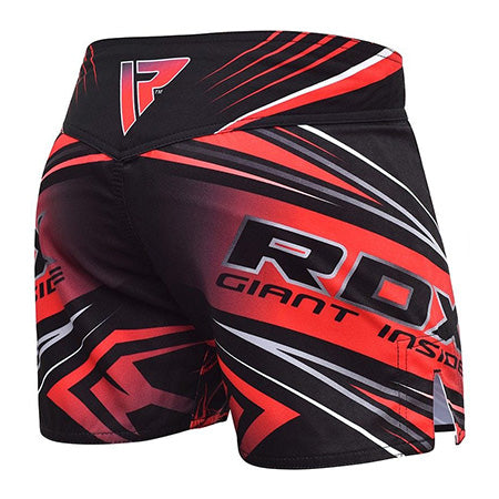 RDX R8 MMA Fight Shorts Black/Red