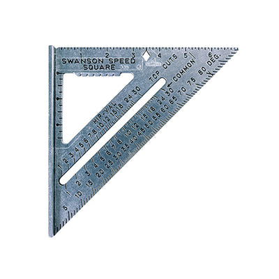 Swanson Tool S0101 7-inch Speed Square Layout Tool