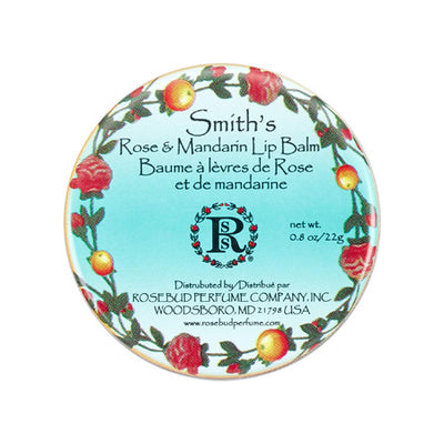 Rosebud Smith's Lip Balm, Rose and Mandarin, 0.8 Ounce