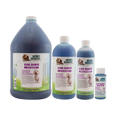Bluing Pet Shampoo with Optical Brighteners