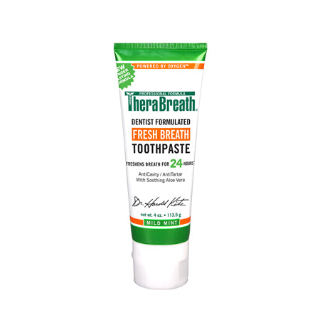 TheraBreath Fresh Breath Toothpaste, Mild Mint Flavor
