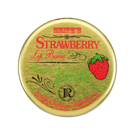 Rosebud, Strawberry Lip Balm Tin, 0.8 Ounce