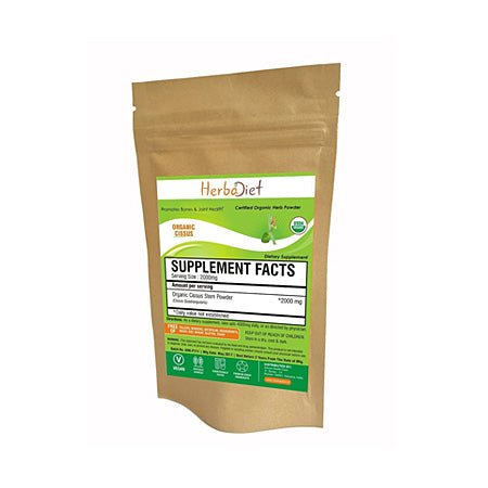 Herba Diet USDA Organic Cissus Quadrangularis Stem Powder