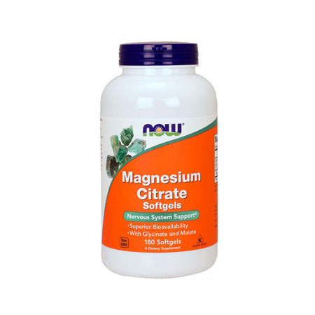 Now Foods Magnesium Citrate 180 Softgels