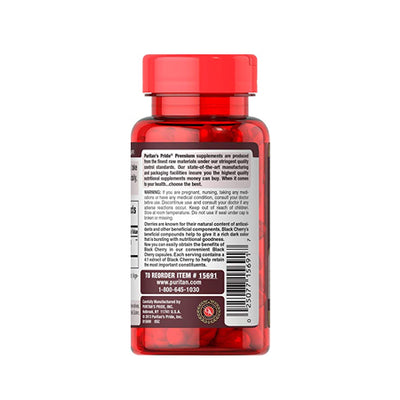 Puritan's Pride Black Cherry 1000 mg Capsules