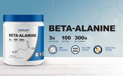 Nutricost Beta Alanine Powder (300 Grams)