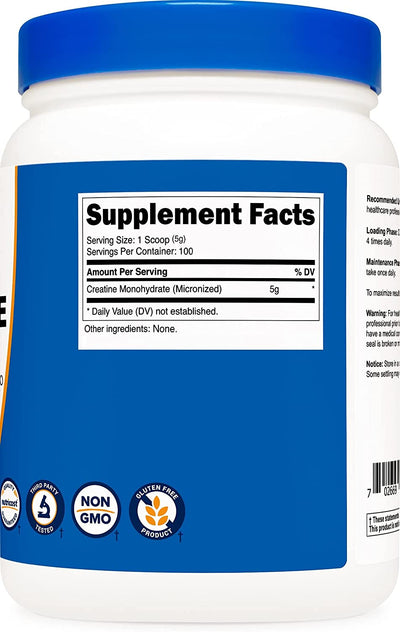 Nutricost Creatine Monohydrate Powder (500 Grams)