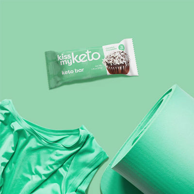 KissMyketo Keto Bar - Chocolate Coconut - 12 Count 600g