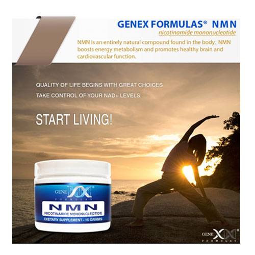 Genex Formulas NMN Sublingual Powder 45g Serving - Nicotinamide Mononucleotide (15g X 3 )