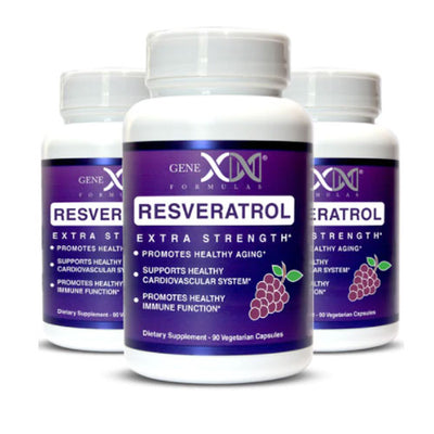 Genex Formulas Resveratrol 1500mg Extra Strength (3-pack)