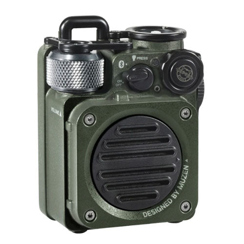 Muzen Wild Mini Portable Rugged Outdoor Bluetooth Speaker-Green