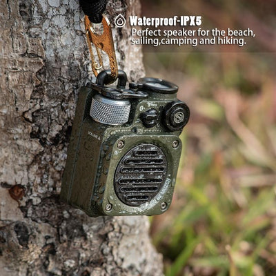 Muzen Wild Mini Portable Rugged Outdoor Bluetooth Speaker-Green