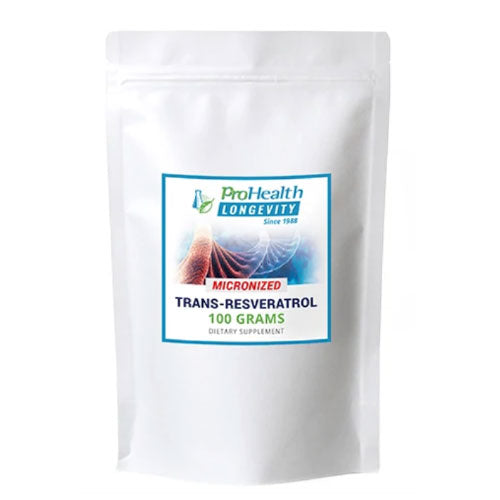 ProHealth Longevity Bulk Micronized Trans-Resveratrol (100 grams)