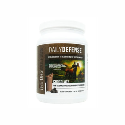 The Drs Wolfson, Daily Defense Grass Fed Whey Protein Shake Chocolate 15.3oz