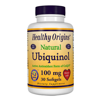 Healthy Origins UBIQUINOL, 100MG (ACTIVE FORM OF COQ10)