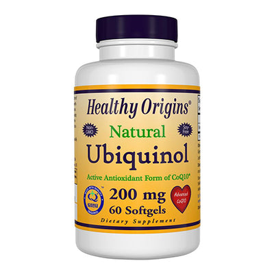 Healthy Origins UBIQUINOL, 200MG (ACTIVE FORM OF COQ10)