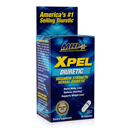 MHP Xpel Maximum Strength Diuretic Water Pills, 80 Capsules
